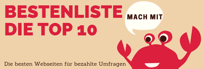 Die zehn besten Onlinepanels für Umfragen - Topliste